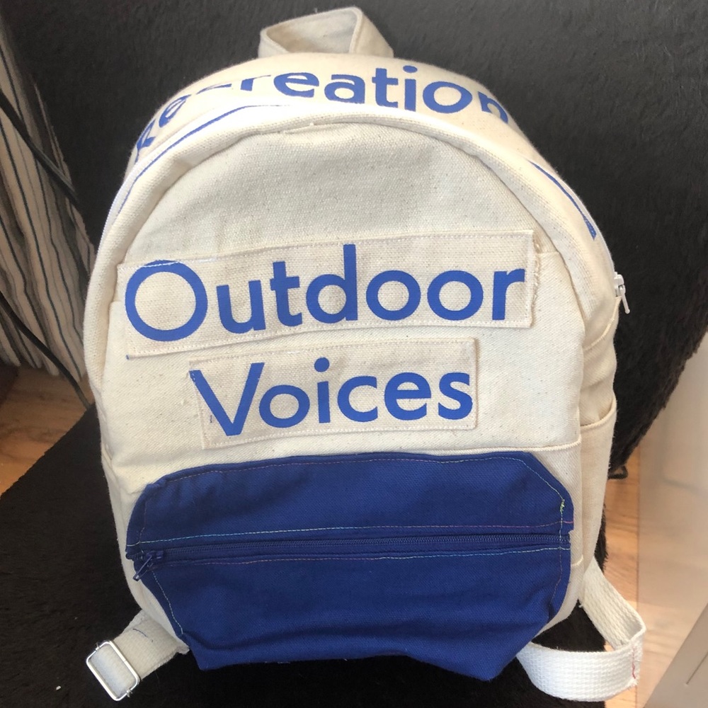 Custom Recycled Outdoor Voices Backpack